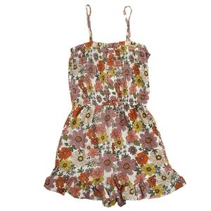 Art Class Floral Romper Size 7